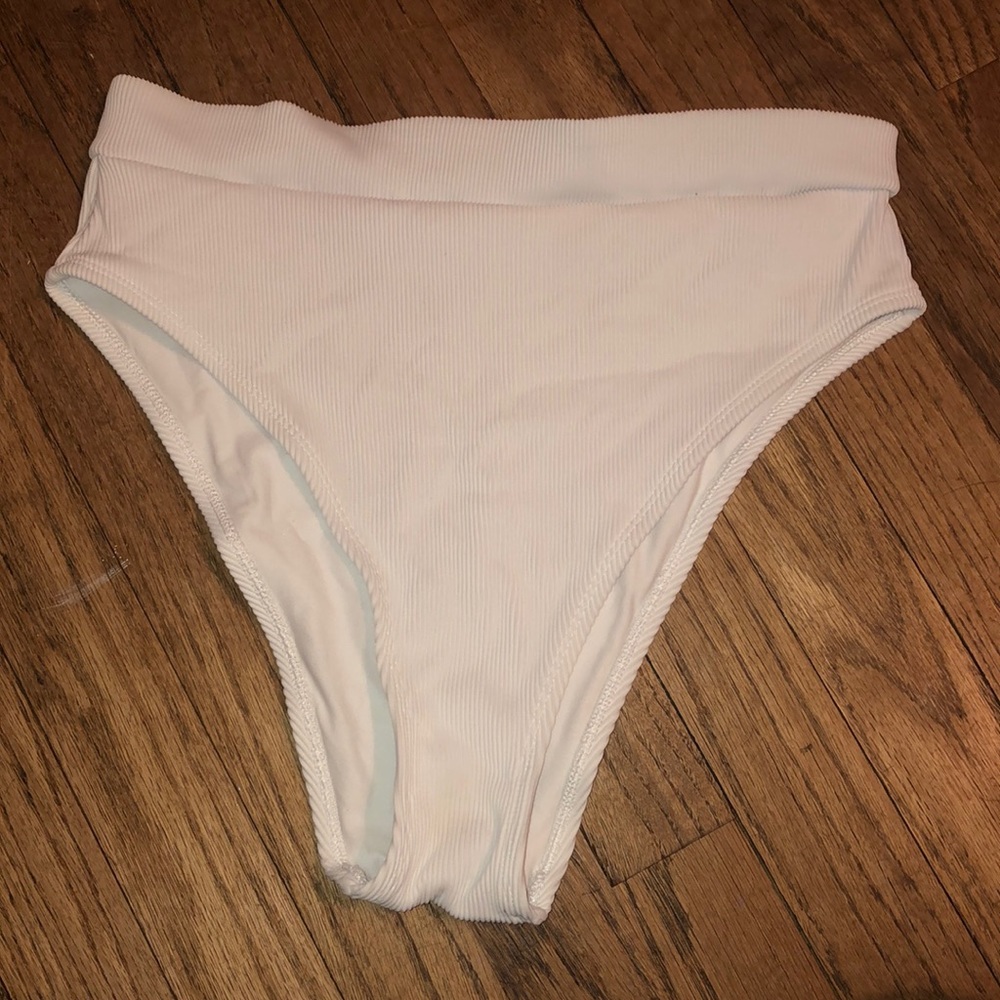Aerie Large White Bikini Bottoms